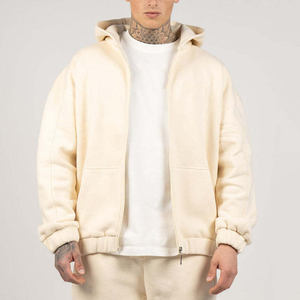 Sweat à capuche surdimensionné en molleton épais 100% coton de haute qualité avec logo personnalisé pour homme - Product Image 1