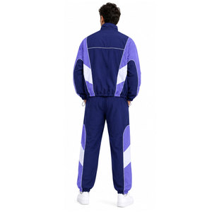 Nylon/Polyester Heavyweight Eco-Friendly Waterproof Printed Hip Hop 2-Piece Men's Zipper <b>Jacket</b> and Trouser Tracksuit Set - Product Image 4