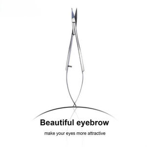 Premium Curved Sharp Tip Spring Manicure Scissors Custom Logo Precision Cuticle Trimming Stainless Steel Right-Handed Steel - Product Image 5