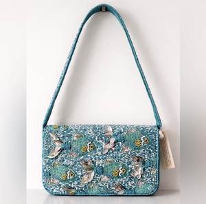 Sac à main enveloppe perlé avec motif lapin brodé et thème Pâques, bandoulière unique, style dessin animé mignon pour femme, fermeture à rabat - Product Image 3
