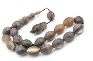 Tasbih de cuerno de búfalo auténtico de súper calidad, hecho a medida, pulido, islámico, musulmán, con tamaño personalizable a bajo precio. - Product Image 4