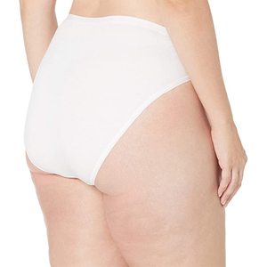 กางเกงในผู้หญิงคุณภาพดีเยี่ยม ทรงกลางเอว แพ็ค 6 ตัว ผ้าฝ้าย สีพื้น ระบายอากาศได้ดี สไตล์พื้นฐาน กางเกงในผู้ใหญ่ แบบถักไร้ตะเข็บ - Product Image 6