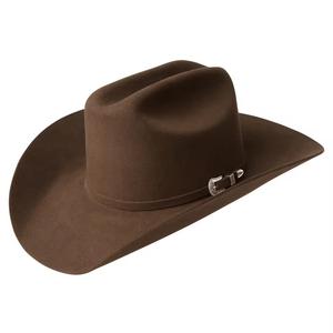 Sombreros de Cuero Vaquero Personalizados para Hombre, Venta al por Mayor del Mejor Sombrero de Cuero Vaquero para Hombre, Tira de Cuero con Ojales de Latón - Product Image 1