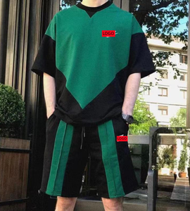 Eco-Friendly Recycled 2 Pieces Summer Quick Dry <b>T</b> Shirts Shorts Set Manufacturer Sporty Running <b>Track</b> Sweat Jogger Suit Men - Product Image 6