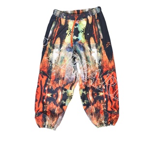 Pantalon de neige unisexe imperméable 10 000 mm, le plus vendu, imprimé multicolore par transfert thermique, coupe ample avec cordon de serrage à la taille - Product Image 1