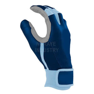 ถุงมือตีเบสบอลแบบกำหนดเองจากโรงงาน OEM พร้อมโลโก้ส่วนตัว ป้องกันการสั่นสะเทือน ทำจากหนัง สำหรับซอฟต์บอล เหมาะสำหรับผู้ใหญ่และเยาวชน ฝึกซ้อม - Product Image 1