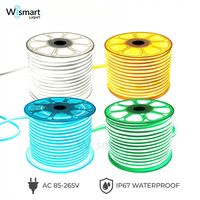 Ruban LED néon flexible 8x16mm SMD2835 120 LED IP67 étanche en PVC pour extérieur, éclairage paysager, projets et vente en gros