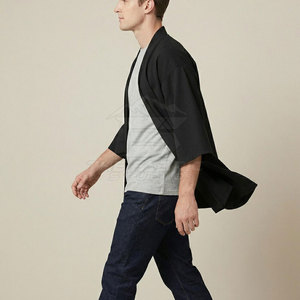 Chaqueta Kimono Japonesa Premium para Hombre, Invierno, Cuello Alto, Algodón Lavado, Tela Suave y Cómoda, Material Duradero, Ajuste Ajustable - Product Image 3