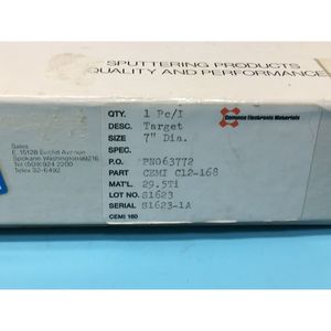 COMINCO CEMI C12-168 TARGET 7" Dia, 29.5 Ti - Équipement et pièces semi-conductrices de renommée mondiale et de confiance - Product Image 5