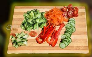 Tabla de Cortar de Madera Hecha a Mano en India, para Cocinas de Estilo Tradicional y Preparación de Alimentos Elegante, al Mejor Precio - Product Image 5