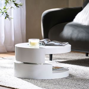 Mesa de Centro Giratoria Moderna con Diseño Elegante de Giro de 360 Grados para Mayor Comodidad y Conveniencia - Product Image 3
