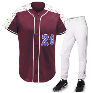 Men's Baseball Uniform Set Green White Number 20 Heat-Transfer Printed Polyester/Cotton V-neck Jersey Pants Regular Fit Short - Product Image 6