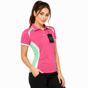เสื้อโปโลผู้หญิงผลิตจากโรงงาน ราคาขายส่ง รับทำโลโก้ตามสั่ง พร้อมสี ขนาด และโลโก้ที่กำหนดเอง ดีไซน์สวยที่สุด - Product Image 6