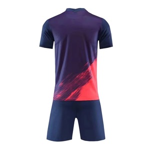 Conjunto de Camiseta de Fútbol para Hombre, Sublimada, Manga Corta, Cuello Redondo, Absorbe la Humedad, Ropa Deportiva para Todas las Temporadas, Diseño Degradado - Product Image 4