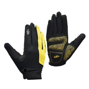 Guantes de Ciclismo Negros con Dedos Completos, Transpirables, Antideslizantes, con Gel en la Palma, para Ciclismo y Deportes al Aire Libre - Product Image 3