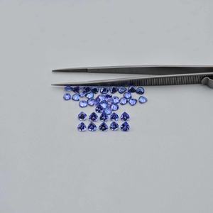 แหวนพลอยแทนซาไนต์ธรรมชาติ3มม. ทรงหัวใจพลอยเจียระไนแบบไม่ร้อนสีฟ้าแทนซาเนีย - Product Image 1