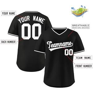 Camisetas de béisbol raglan de secado rápido OEM, jersey personalizado con costuras, top corto en blanco, jersey de béisbol para hombre, jersey de béisbol personalizado - Product Image 5