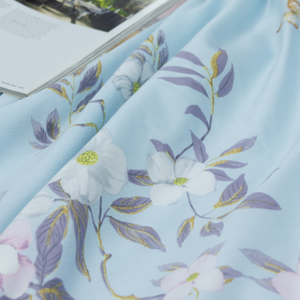 Ensemble de draps de lit doux 6 pièces ensemble de draps en microfibre à fleurs jaunes avec poches profondes literie imprimée sur mesure - Product Image 3