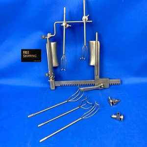 Juego de Retractores Cardíacos de Válvula Mitral Cooley Cosgrove de Acero Inoxidable Alemán, Manual para Uso en Cirugía General por Cirujanos - Product Image 1