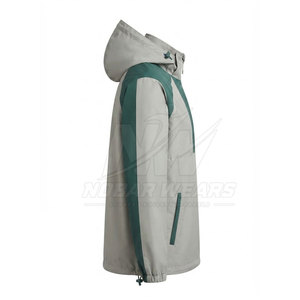 Lightweight Outdoor <b>Half</b> <b>Zip</b> Windbreaker <b>Jackets</b> Breathable Running Training Shell Water Resistant Sportswear Apparel - Product Image 3
