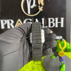 Reloj Automático Golden Ice Completamente Cubierto de Moissanita para Hombre, Movimiento Automático, Esfera Grande, Estilo Hip Hop, Personalizado, Acero Inoxidable - Product Image 3