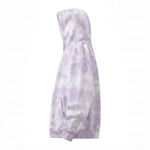 Sudadera con Capucha de Forro Polar Oversize Unisex con Estampado Digital Tie Dye y Logotipo Personalizado para Venta al por Mayor - Colección Otoño - Product Image 2