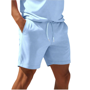 Ensembles Polo et Shorts d'été pour Hommes, Style Urbain, Personnalisés, en Coton Imprimé à Séchage Rapide, Coupe Oversize - Product Image 4