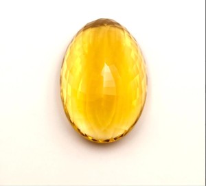 Superbe Pierre Précieuse Naturelle Citrine de Qualité Supérieure, Coupe Ovale, Jaune, Facettée, Effet de Couleur, ORGANIC GEMS NT-3 - Product Image 3