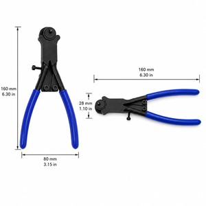 MANAN INSTRUMENTS Alicates de Acero Inoxidable para Joyería, Herramienta Manual de 180 mm para Doblar Anillos y Engastar - Product Image 3