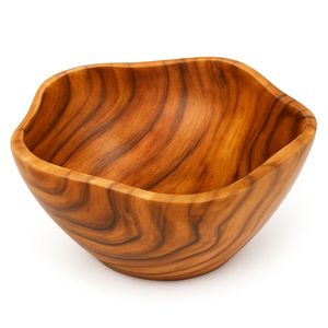 Top Trending Premium Natural Acacia Wood <b>Bowl</b> <b>Large</b> Acacia Wood <b>Bowl</b> Natural Grain Salad <b>Bowl</b> Fruit <b>Bowl</b> Serving <b>Bowl</b> - Product Image 6