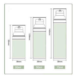 Bouteilles distributeurs sans air sur mesure de grande capacité (30ML, 50ML, 75ML, 100ML) pour sérums et lotions - Product Image 3
