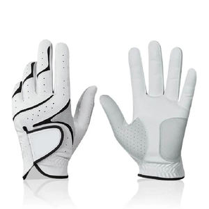 Guantes de Golf Deportivos Unisex de Cuero Cabretta de Indonesia, 100% Premium, Alta Calidad, Suaves, con Logotipo Personalizado, Servicio OEM, Ajustables - Product Image 1