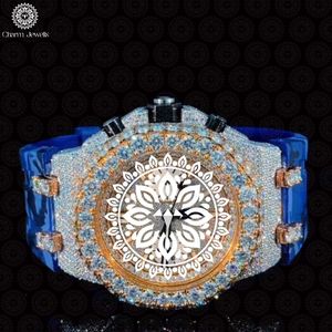 Montre de luxe Charm Jewells en acier inoxydable, boîtier de 40 mm, analogique, mécanique, lumineuse, design tendance, bracelet en acier inoxydable, unisexe, 10 - Product Image 1
