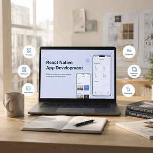 การพัฒนาแอป React Native ระดับมืออาชีพ: การออกแบบมือถือข้ามแพลตฟอร์ม การเพิ่มประสิทธิภาพ UI/UX และการเปิดตัวแอปใน App Store - Product Image 3