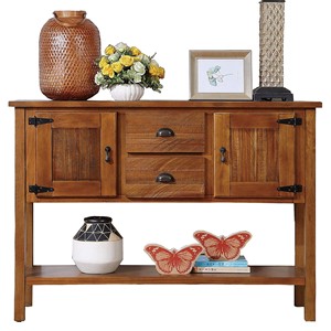 Mango Wood <b>Console</b> <b>Table</b> with Drawers | Handcrafted Navy <b>Blue</b> Storage Furniture Wholesale - Product Image 2