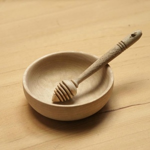 Vintage Style Wooden Honey Wand with Mirror Polish Eco-Friendly Long Handle for <b>Camping</b> <b>Kitchen</b> Accessories - Product Image 2
