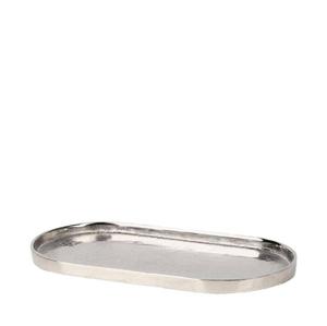 Polish Aluminium <b>Tray</b> And Dish Oval Shape Dishwasher Safe Decorative <b>Trays</b> For <b>Snacks</b> Cookie Home Accessories Silver <b>Trays</b> - Product Image 1