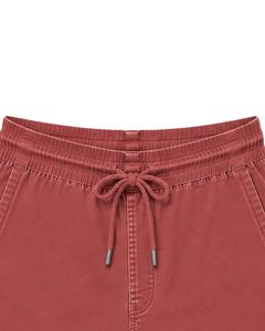 Shorts Bermuda décontractés pour hommes, couleur rose poudré, personnalisés, avec cordon de serrage, pour l'été, shorts de plage légers, coupe décontractée, en mélange de coton - Product Image 5