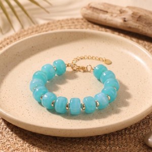 Nueva Pulsera de Cuentas de Resina con Forma Irregular, en Oferta, para Fiesta, Hecha a Mano, Multicolor, Forma Redonda - Product Image 2