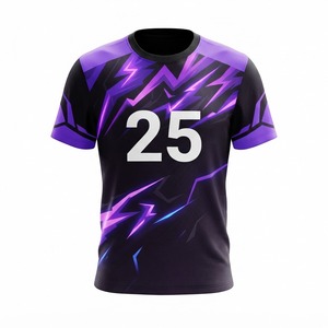 Maillot de sport E-Sport personnalisé par sublimation, uniforme d'équipe à manches courtes, respirant, pour la performance en e-sport et les compétitions sportives - Product Image 6