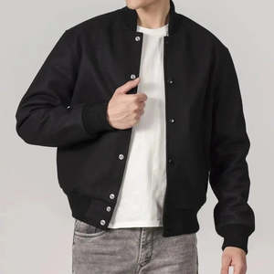 Chaqueta de invierno de manga larga con diseños de botones a la moda, chaqueta universitaria de calidad profesional para venta en línea - Product Image 1