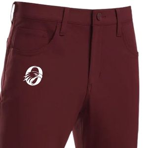 Pantalon de golf bordeaux pour homme – Élégant, performant et confortable pour l'entraînement et les activités sportives en extérieur - Product Image 3