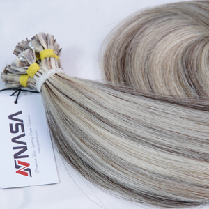 Extensions de cheveux de kératine humaine vierge vietnamienne 100% de haute qualité prix usine toutes les couleurs Super Double extrémités dessinées pointe plate - Product Image 3