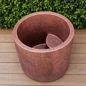 Bañera Moderna de Cobre Puro Forjada a Mano, Ecológica, Independiente, Profunda, para Spa, Hotel, Resort, Hogar, Baño, Relajación - Product Image 5
