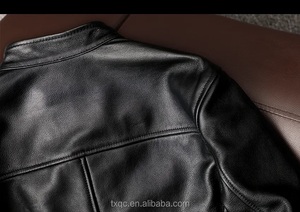Chaqueta de Cuero PU Negra para Hombre con Forro de Piel Sintética, Cierre Frontal con Cremallera, Dos Bolsillos, Estilo Motero, Ropa de Invierno - Product Image 3