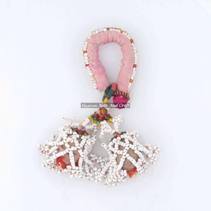 Pulsera vintage india hecha a mano con cuentas para mujer, pulseras gitanas antiguas, pulsera tribal banjara auténtica. - Product Image 5