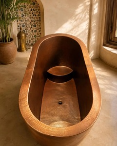Bañera de Lujo Moderna, Ecológica, de Cobre, Estilo Regal, Hecha a Mano, Independiente, para Hoteles, Resorts y Villas - Product Image 3