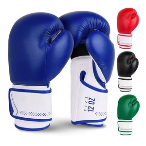 Wholesale MMA <b>Gloves</b> Training Mitts Breathable Lightweight Adjustable Hook Loop Closure Unisex Martial Arts Sparring Leather - Product Image 1