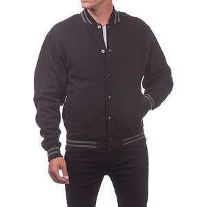 Vestes universitaires en laine et cuir avec patchs brodés Letterman, postées par Dress Sports - Product Image 3