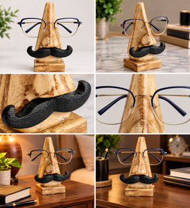 Soporte para Gafas de Madera Maciza Hecho a Mano al por Mayor, Soporte Decorativo para Gafas de Escritorio, Regalo, Decoración del Hogar - Product Image 6
